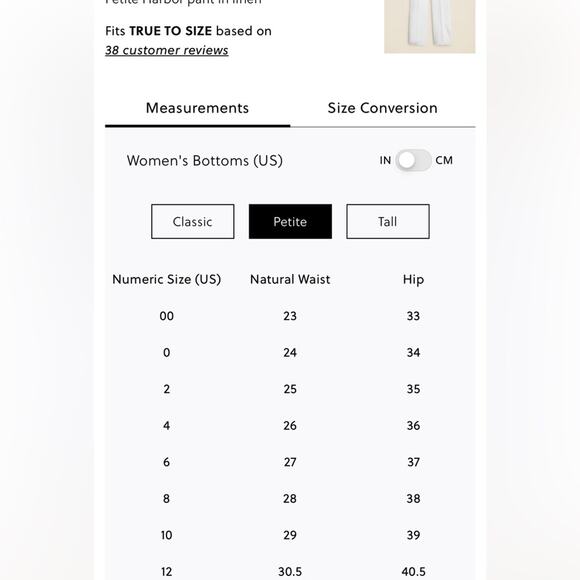 J.Crew Petite Harbor pant in linen - Picture 4 of 9